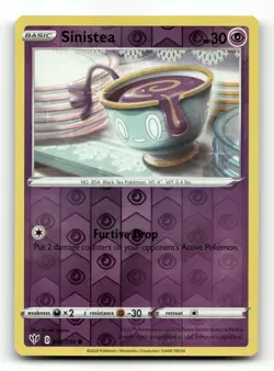 Sinistea 082/189 - Darkness Ablaze Reverse Holo - Pokemon Card NM/M - Image 1