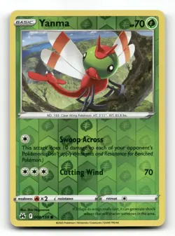 Yanma 008/159 - Crown Zenith Reverse Holo - Pokemon Card NM/M - Image 1