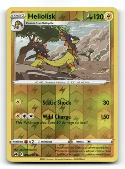 Heliolisk 050/159 - Crown Zenith Reverse Holo - Pokemon Card NM/M - Image 1