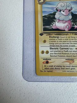 Flaaffy 1st Edition Neo Genesis 34/111 WOTC Vintage Pokemon - Image 3
