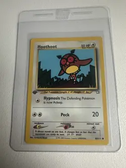 Hoot Hoot 60/111 Neo Genesis 1st Edition WOTC Vintage Pokemon - Image 1