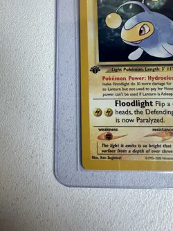 Lanturn 1st Edition Neo Genesis 38/111 WOTC Vintage Pokemon - Image 2