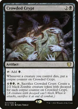 Crowded Crypt Commander: Innistrad: Midnight Hunt MTG Magic The Gathering - Image 1