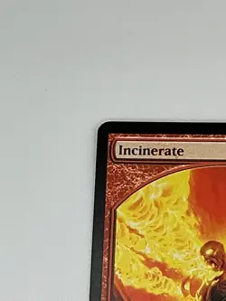 2008 MTG Magic The Gathering Magic Player Rewards Full Art Promo Incinerate MJB - Image 2