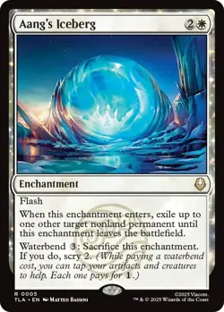 Foil - Aang's Iceberg - 5 / NM / English MTG - Image 1
