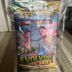 Pokemon TCG Evolving Skies Booster Pack Sealed Unopened Wrapped Since New 820650808777 - Image 2