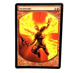 Incinerate NM Textless Player Rewards Promo MTG See Photos Magic the Gathering - Image 1