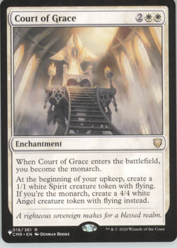 Court of Grace The List Reprints NM - Image 1