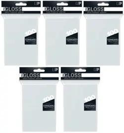 500 Ultra Pro Gloss Clear Deck Protectors Standard Size Card Sleeves NEW mtg ccg - Image 1