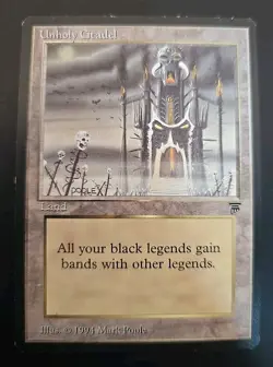 Unholy Citadel Legends MTG Regular Lightly Played - Image 1