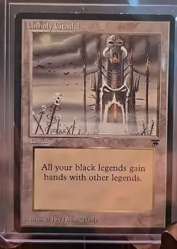 Unholy Citadel Legends MTG Regular Lightly Played - Image 3