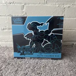 Scarlet & Violet Black Bolt Elite Trainer Box, Sealed, Pokemon Center Exclusive - Image 1