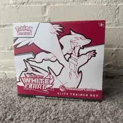 Scarlet & Violet White Flare Elite Trainer Box, Sealed, Pokemon Center Exclusive - Image 1