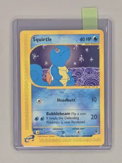 Pokemon TCG Squirtle 132/165 Expedition Base Set Non-Holo Mint - Image 1