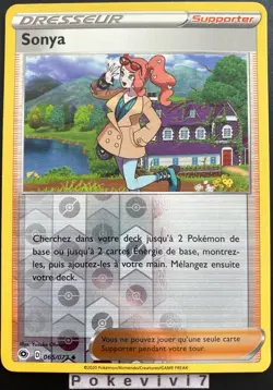 Carte Pokemon SONYA 065/073 REVERSE Epee et Bouclier 3,5 EB3.5 FR NEUF - Image 1