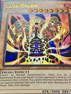 3x The Winged Dragon Of Ra - Sphere Mode + 3x Lava Golem | Ultra Rares | YuGiOh! - Image 2