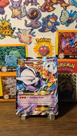 Pokemon TCG Mega Mewtwo EX 63/162 Breakthrough Holo - LP/NM - Image 1