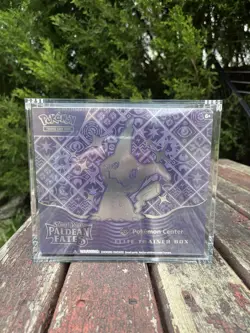 Pokemon Center Exclusive Paldean Fates ETB Elite Trainer Box New Sealed - Image 1