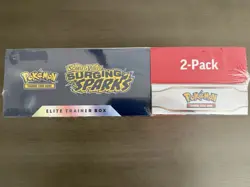 Pokemon TCG Surging Sparks ETB + Booster Bundle Costco 2-Pack - Sealed - Image 3
