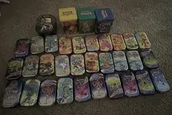 Pokemon TCG Empty Tin Lot - Image 1