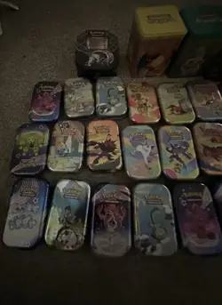Pokemon TCG Empty Tin Lot - Image 2