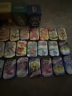 Pokemon TCG Empty Tin Lot - Image 3