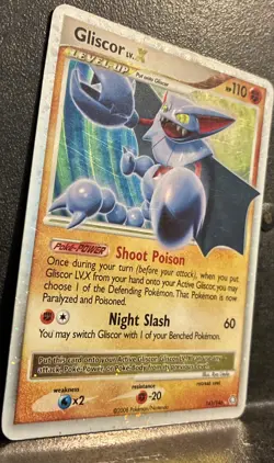 Gliscor Pokemon Card TCG LV. X 141/146 Legends Awakened Rare Holo LP/MP - Image 3
