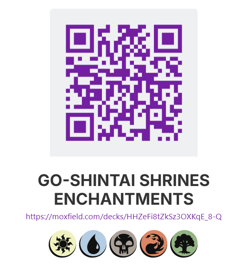 MTG COMMANDER DECK GO-SHINTAI of LIFE'S ORIGIN EDH SHRINES ENCHANTMENT - Image 4