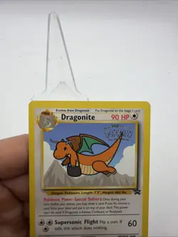 Dragonite Pokemon The First Movie Promo Card Black Star Promo #5 LP - Image 3