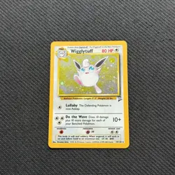 Pokemon Wigglytuff 019/130 Base Set 2 Holo Vintage NM - Image 1