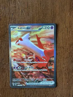 POKEMON LATIAS EX 2024 SURGING SPARKS #239 SPECIAL ILLUSTRATION RARE SSP - Image 1