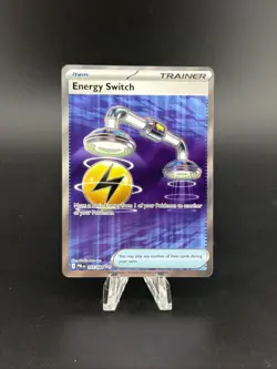 Energy Switch 107/084 Ultra Rare Pitch Black Pokemon Holo Near Mint - Image 1