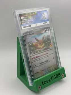 Eevee - Pokemon Day Stamped Promo 2025 - 074/131 Cosmos Reverse Foil Ace Mint 9 - Image 2