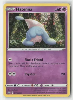 Hatenna (General Mills Promo) SWSH040 Holo Pokemon LP - Image 1
