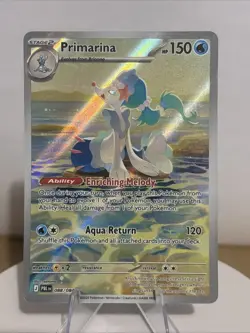 Pokemon TCG Primarina 088/084 Pitch Black Illustration Rare Holo Full Art NM - Image 1