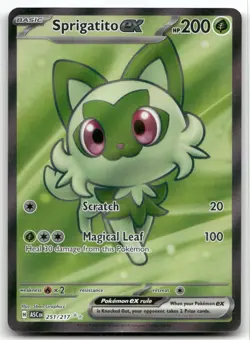 Sprigatito ex 251/217 Ultra Rare Ascended Heroes Pokemon Holo Near Mint - Image 1