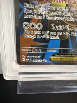 2025 POKEMON MEG EN-MEGA EVOLUTION ULTRA RARE #164 MEGA KANGASKHAN EX PSA 9 - Image 3