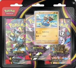 [Binacle] 3-Pack Blister Pitch Black ME05 Pokemon - Image 1