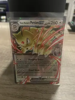 Team Rocket’s Persian ex SVP 218 Pokemon Black Star Promo Destined Rivals - Image 1