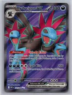 Hydreigon ex 161/086 Holo Ultra Rare White Flare Pokemon Near Mint - Image 1