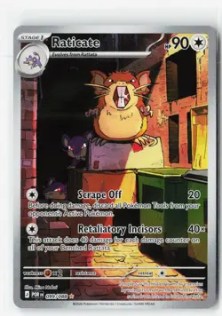 Raticate Illustration Rare - POR 099/088 EN NM Holofoil - Image 1