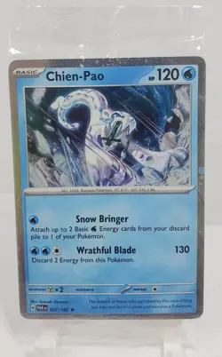 Chien-Pao 057/182 Cosmos Holo - Paradox Rift Promo Sealed - Pokemon TCG - Image 1