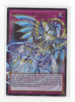 YuGiOh Dominus Impulse BLGG-EN146 Battles of Legend Glorious Gallery 1st Edition - Image 1