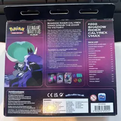 Pokemon TCG: Shadow Rider Calyrex VMAX League Battle Deck 820650850424 - Image 2