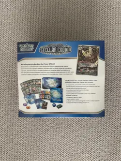 TCG Pokemon Center Exclusive Stellar Crown Elite Trainer Box Etb New & Sealed - Image 2