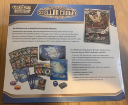 Pokemon Stellar Crown Pokemon Center Elite Trainer Box ETB exclusive *tiny mark* - Image 3