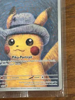 Pokemon X Van Gogh Pikachu With Grey Felt Hat Sealed 085 Promo Read Description - Image 4