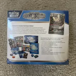 Pokemon TCG Stellar Crown Pokemon Center Exclusive ETB Elite Trainer Box Sealed - Image 2