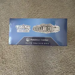 Pokemon TCG Stellar Crown Pokemon Center Exclusive ETB Elite Trainer Box Sealed - Image 5