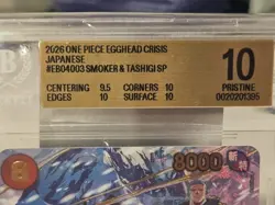 Smoker & Tashigi (SP) EB04-003 Adventure on Kami's Island Foil (JP) BGS 10 GM - Image 3